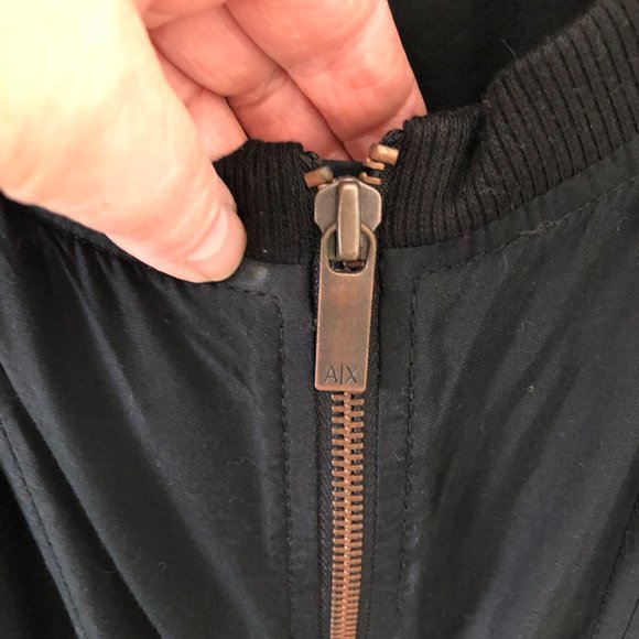 AX ARMANI EXCHANGE Retro Y2K Whimsigoth Zip Dress - Picture 5 of 9